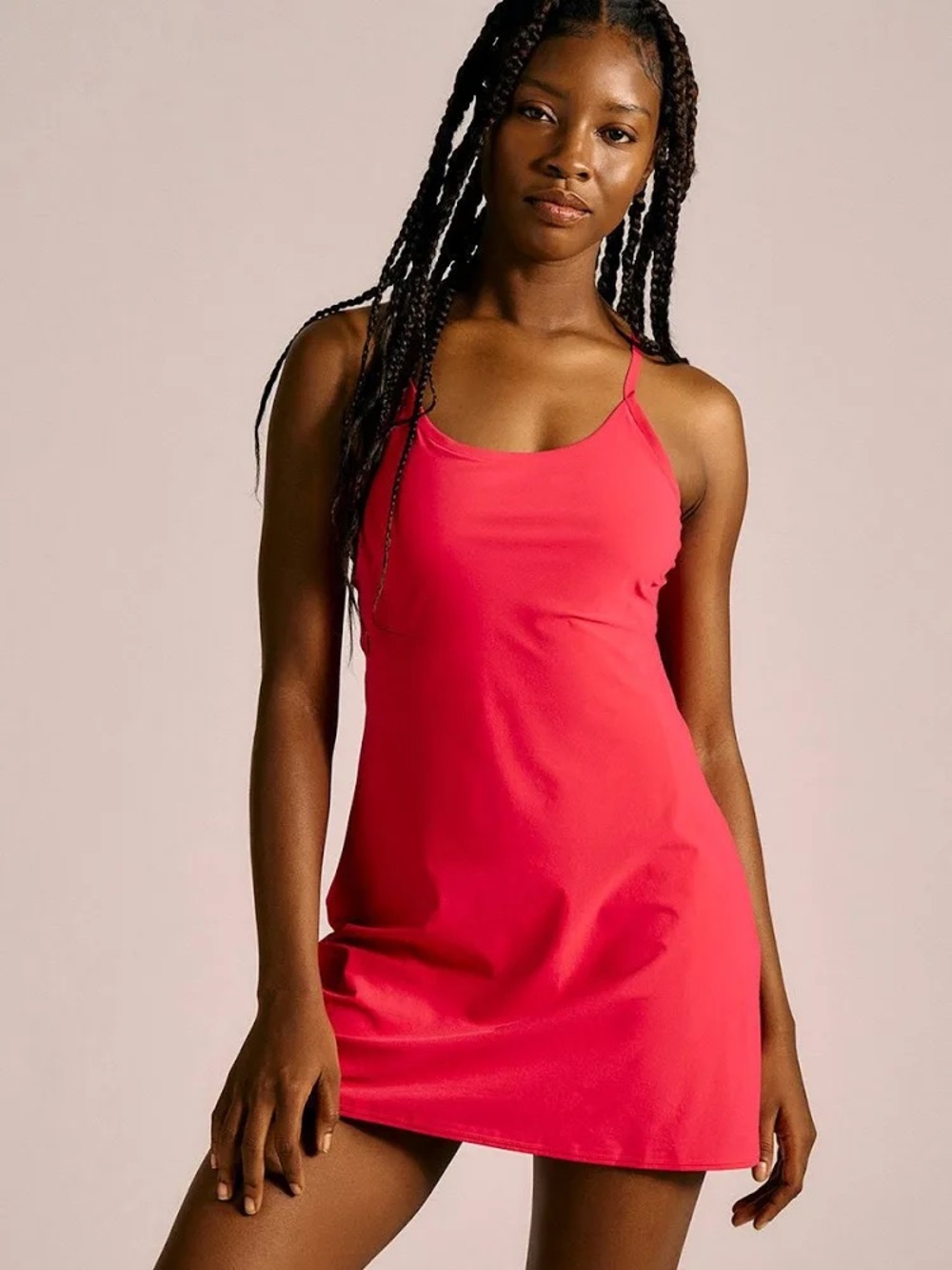 Outdoor Voices Hot Pink Mini Dress